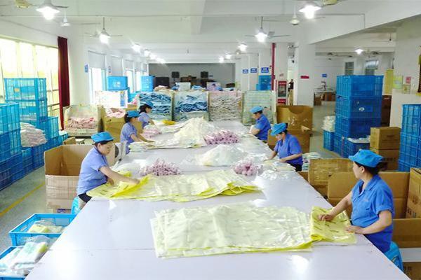 Storage bag packaging workshop